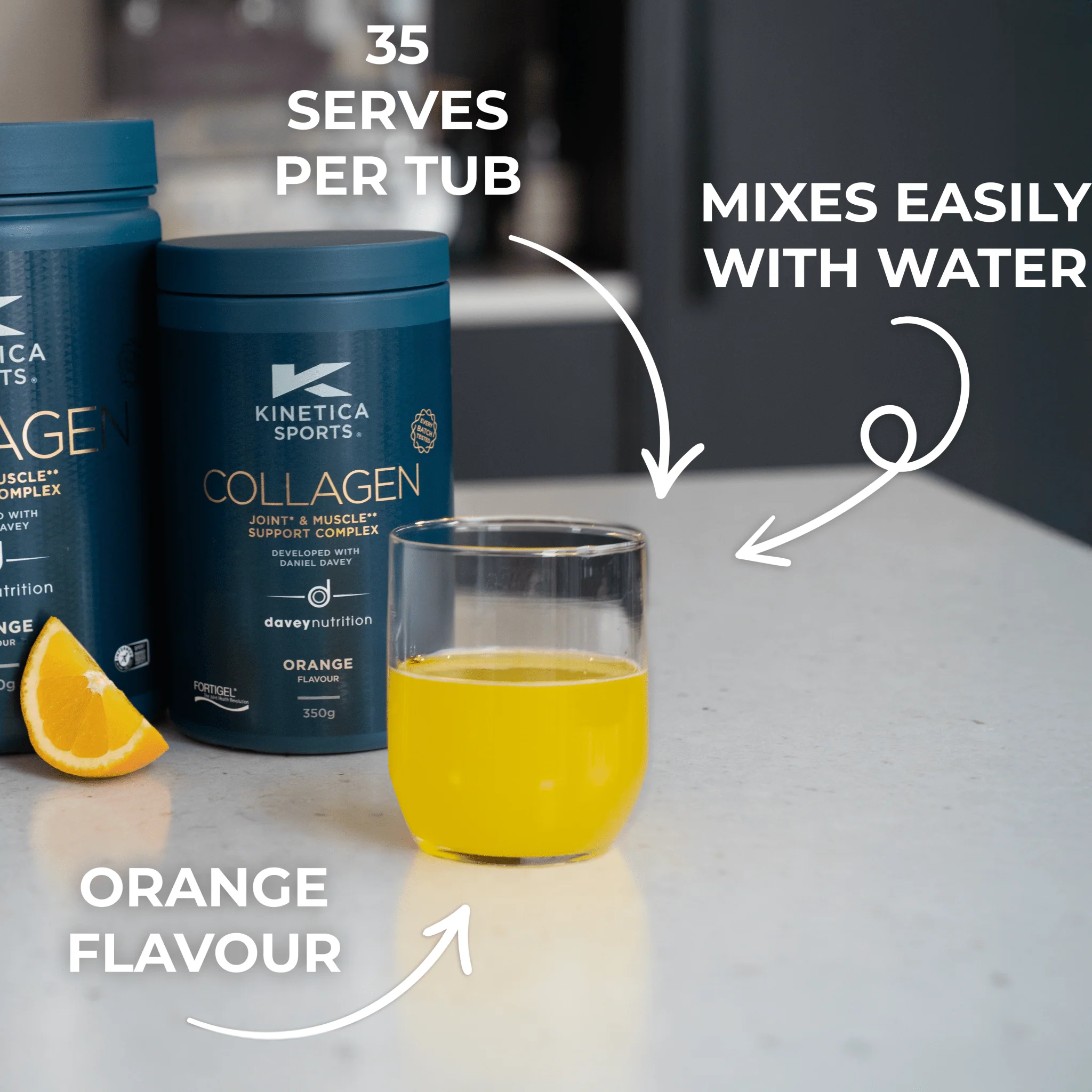 Collagen Powder Joint* & Muscle** Support Complex - 350g - Orange - Image 5