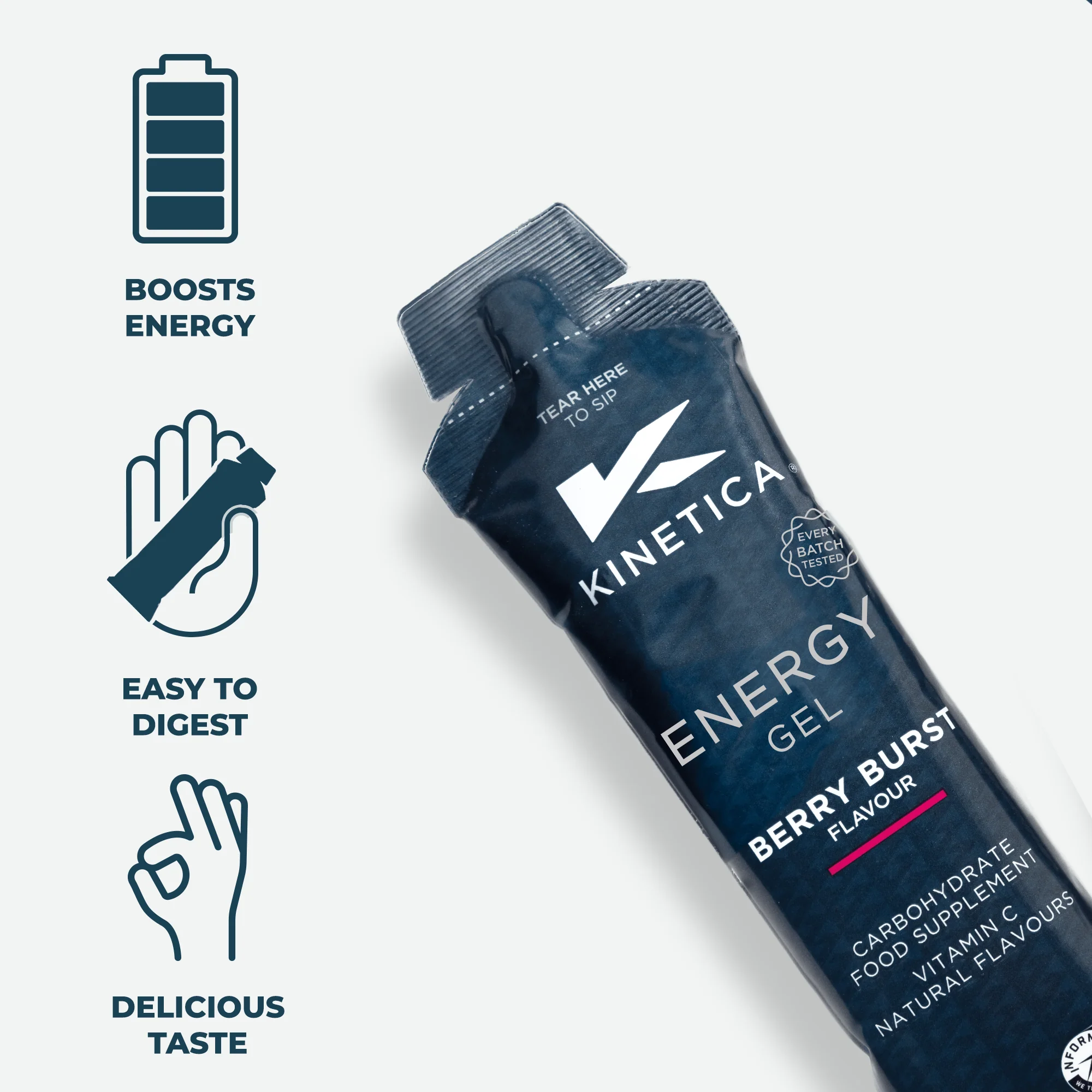 Energy Gel Berry Burst - 24 x 70g - Image 4