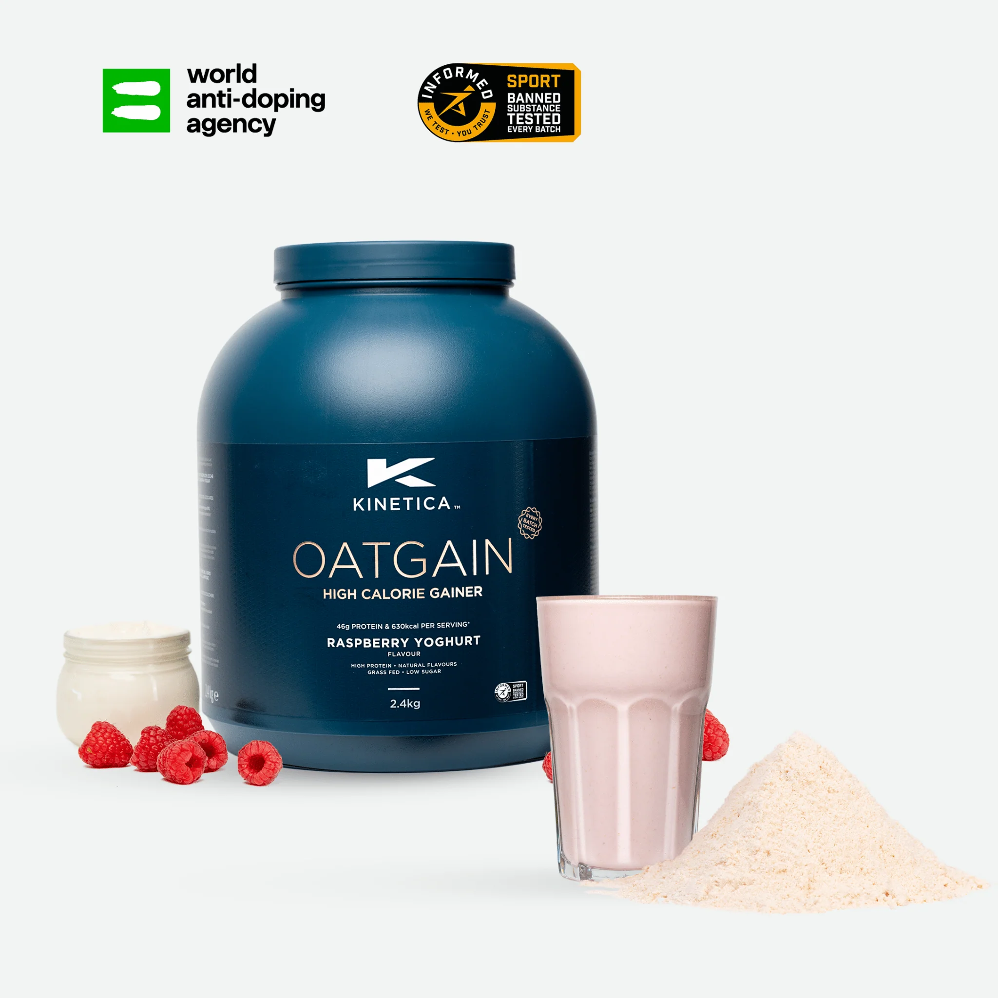OatGain Raspberry Yoghurt  2.4kg - Image 6