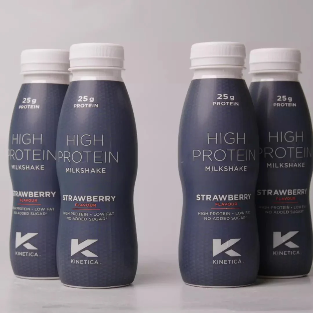 High Protein Milkshake Strawberry - 12 x 330ml - Image 4
