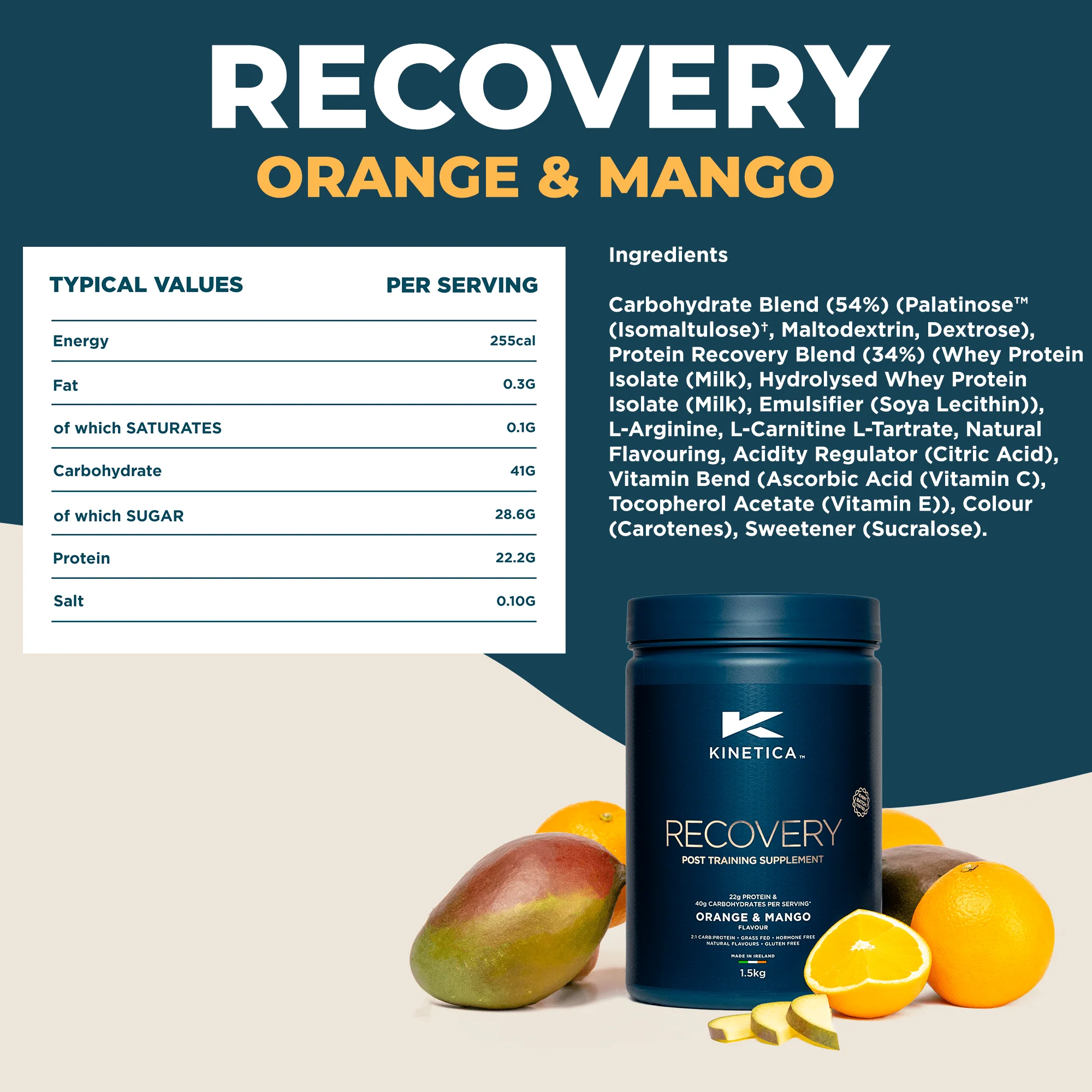 Recovery Orange & Mango 1.5kg - Image 7