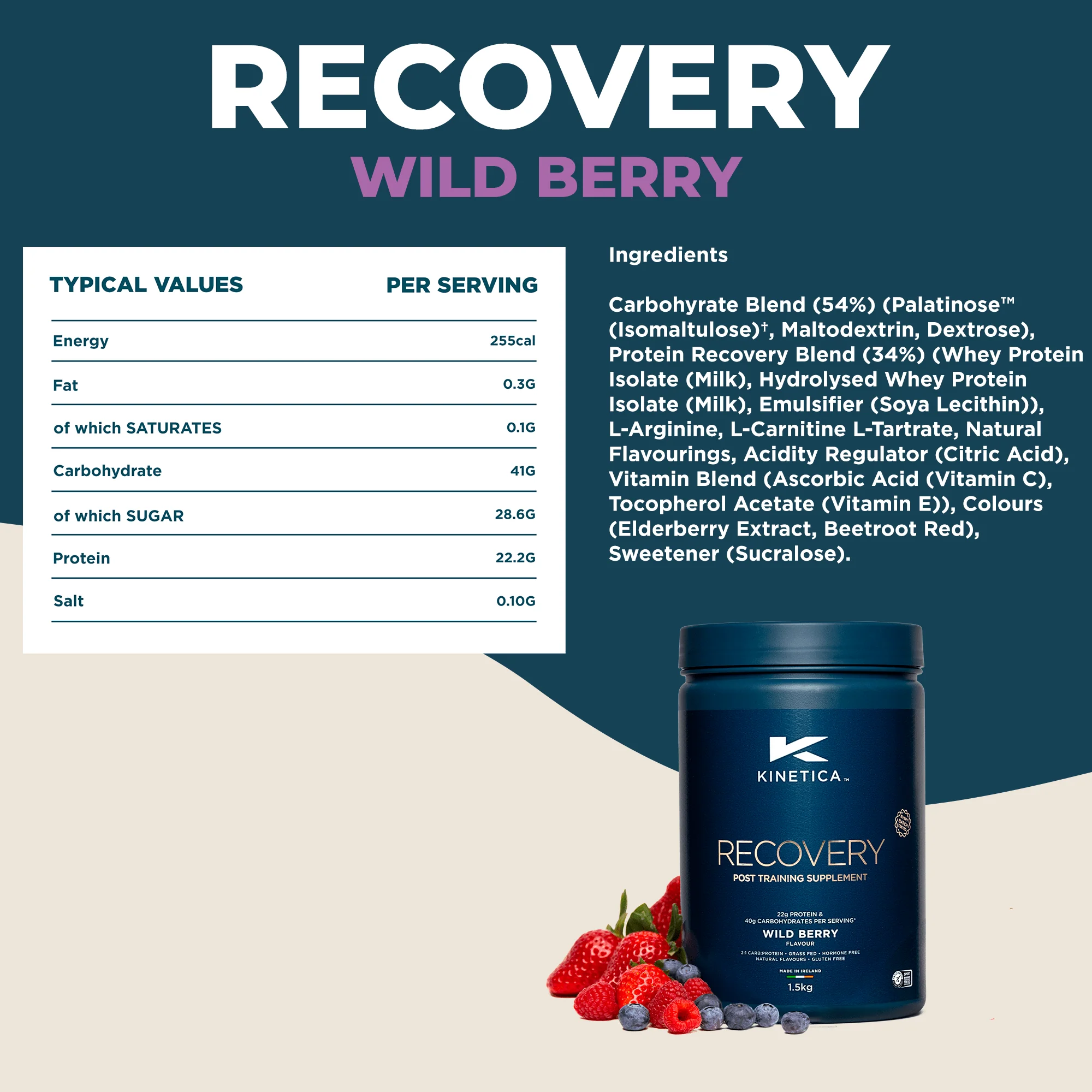 Recovery Wild Berry 1.5kg - Image 6