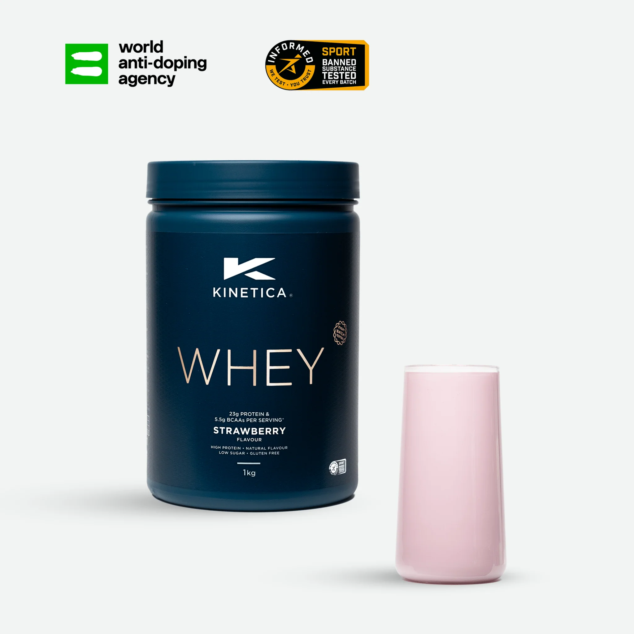 Whey Protein Strawberry 1kg - Image 4