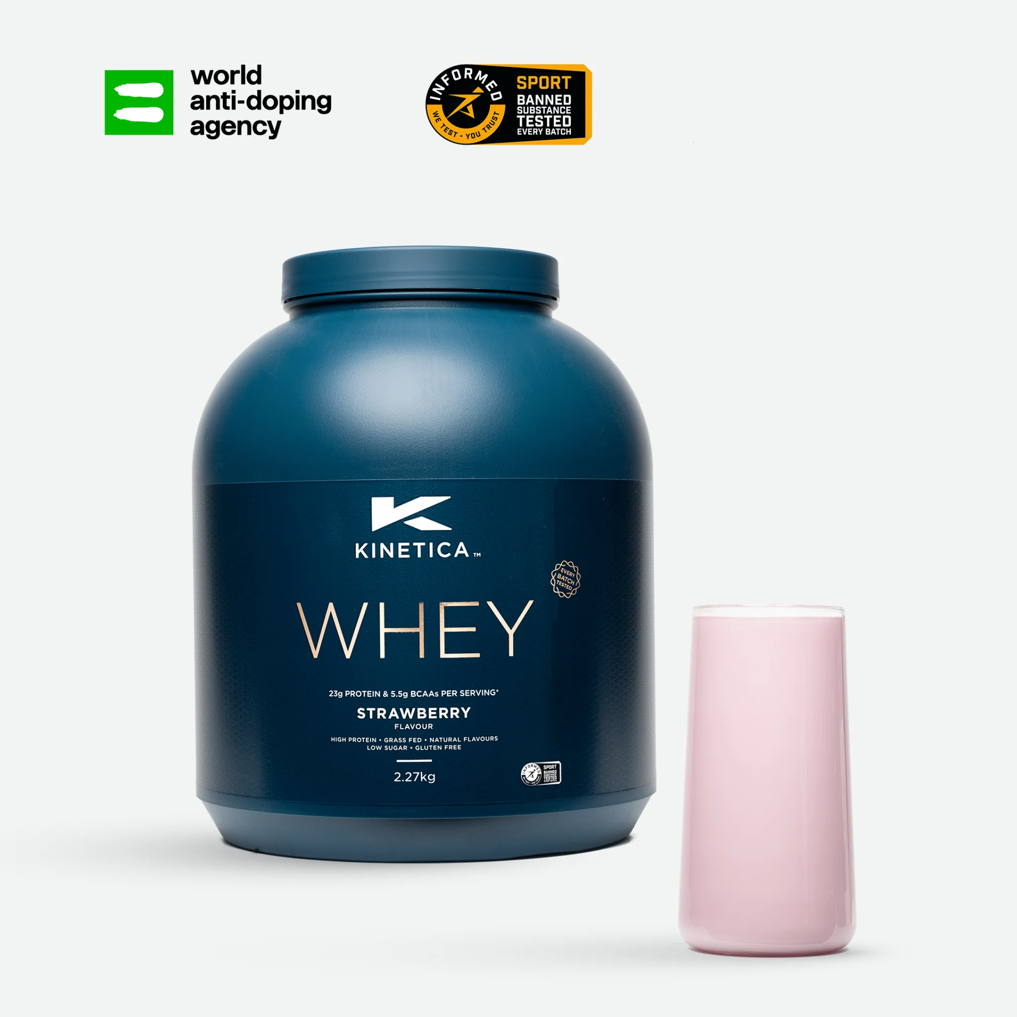 Whey Protein Strawberry 2.27kg - Image 5