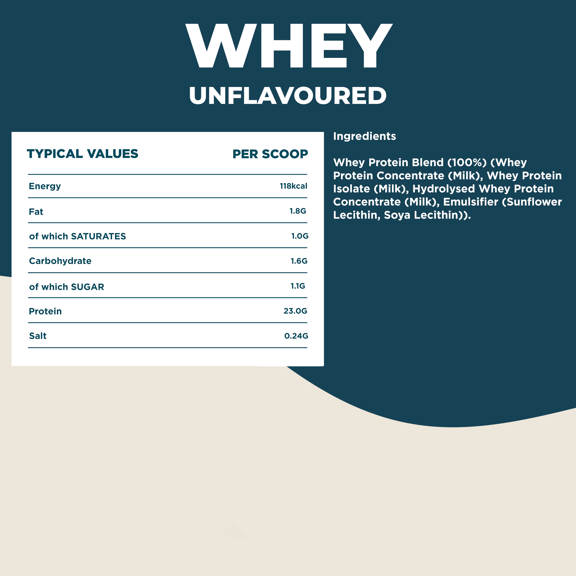 Whey Protein Unflavoured 1kg - Image 7